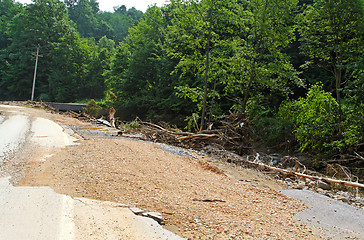 Image showing Flooding debris