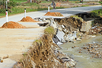 Image showing Danger erosion