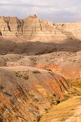 Image showing Geology Rock Formations Badlands National Park South Dakota