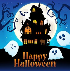 Image showing Happy Halloween sign thematic image 2