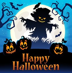 Image showing Happy Halloween sign thematic image 4