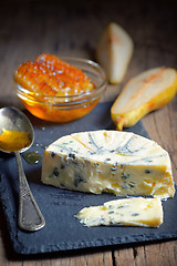 Image showing Blue Cheese and honey