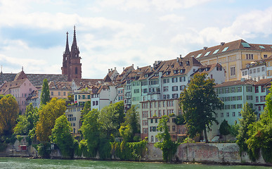 Image showing View from Mittlere bridge -21 july 2017