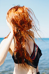 Image showing Sensual girl in swimsuit