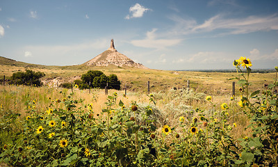 Image showing Chimney Rock Morrill County Western Nebraska