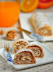 Image showing Walnut Nut Roll