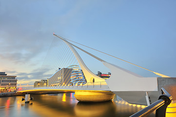 Image showing The Samuel Beckett Bridge