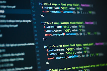 Image showing Software computer programming code