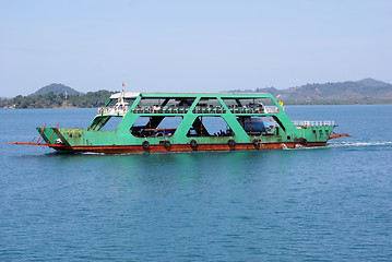 Image showing Ferry to the island