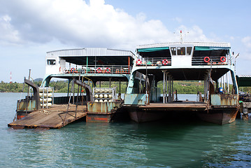 Image showing Ferry boats