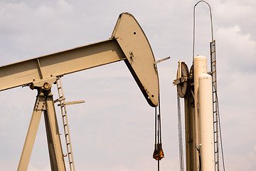 Image showing Oil Derrick Pump Jack Fracking Energy Production