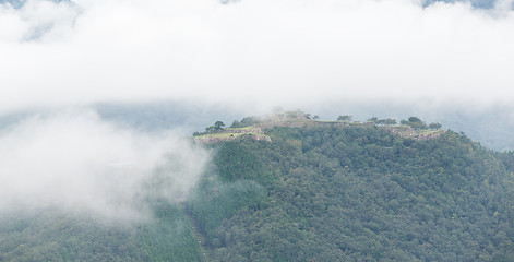 Image showing Sea of cloud in the mountain