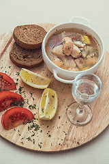 Image showing Russian traditional fish soup