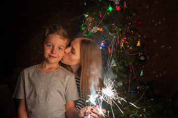 Image showing Family new year