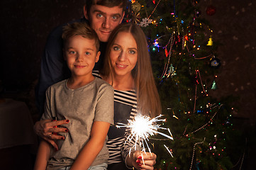 Image showing Family new year