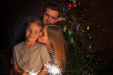 Image showing Family new year