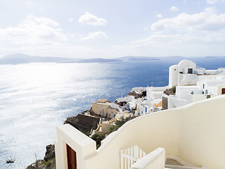 Image showing Landscape Santorini Island, Fira, , Greece