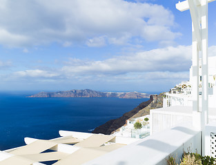 Image showing Landscape Santorini Island, Fira, , Greece