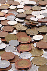 Image showing czech coins background