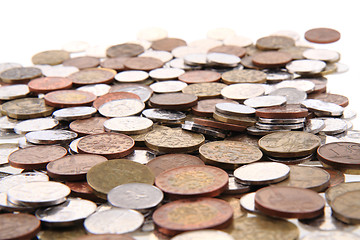 Image showing czech coins background