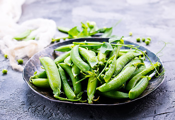 Image showing green peas