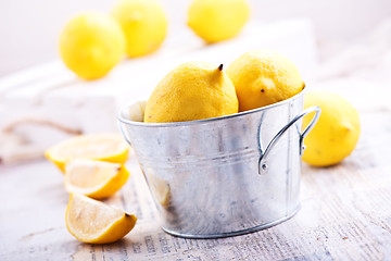 Image showing fresh lemons