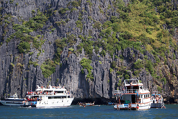 Image showing Cruise ships