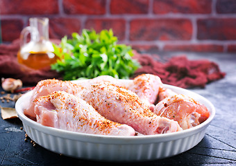 Image showing raw chicken legs