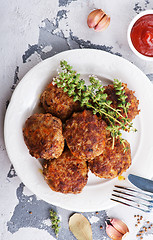 Image showing meatballs