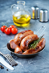 Image showing sausages