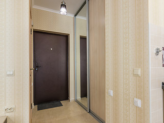 Image showing Entrance hallway, interior, entrance door and wardrobes