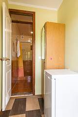 Image showing Corridor and Entrance to the Bathroom