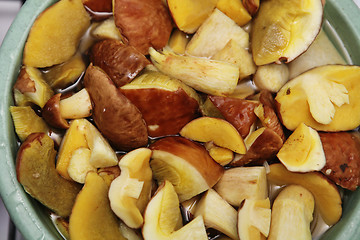 Image showing cepes for pickling or marinading