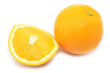 Image showing Isolated oranges fruits