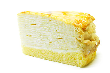 Image showing Vanilla crape cake