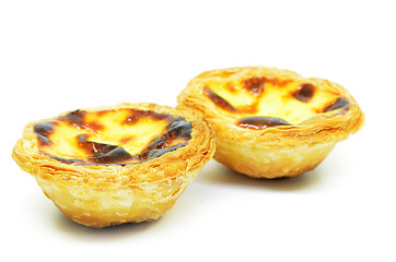 Image showing Typical Portuguese custard pies