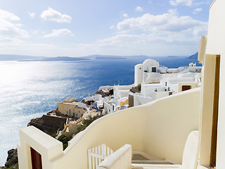 Image showing Landscape Santorini Island, Fira, , Greece