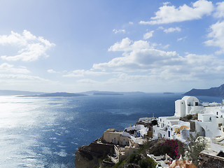 Image showing Landscape Santorini Island, Fira, , Greece