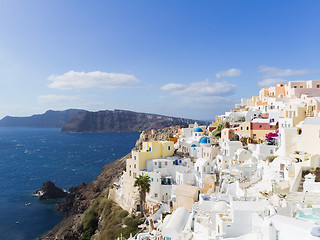 Image showing Landscape Santorini Island, Fira, , Greece