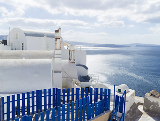 Image showing Landscape Santorini Island, Fira, , Greece