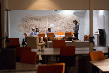 Image showing Business Team At A Meeting at modern office building