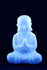 Image showing plastic blue buddha sculpture