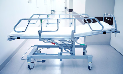 Image showing hospital gurney or stretcher at emergency room