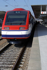 Image showing The red train