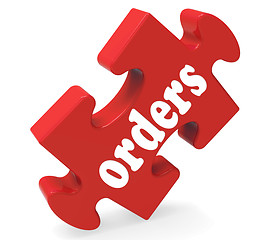 Image showing Orders Means Sales And Purchases