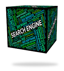 Image showing Search Engine Means Gathering Data And Analysis