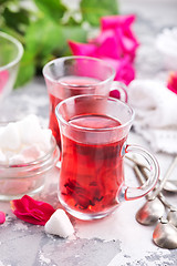 Image showing tea with rose