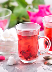 Image showing tea with rose