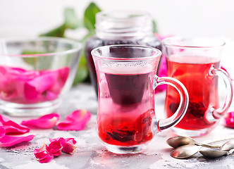 Image showing tea with rose