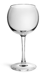 Image showing Empty glass for red wine